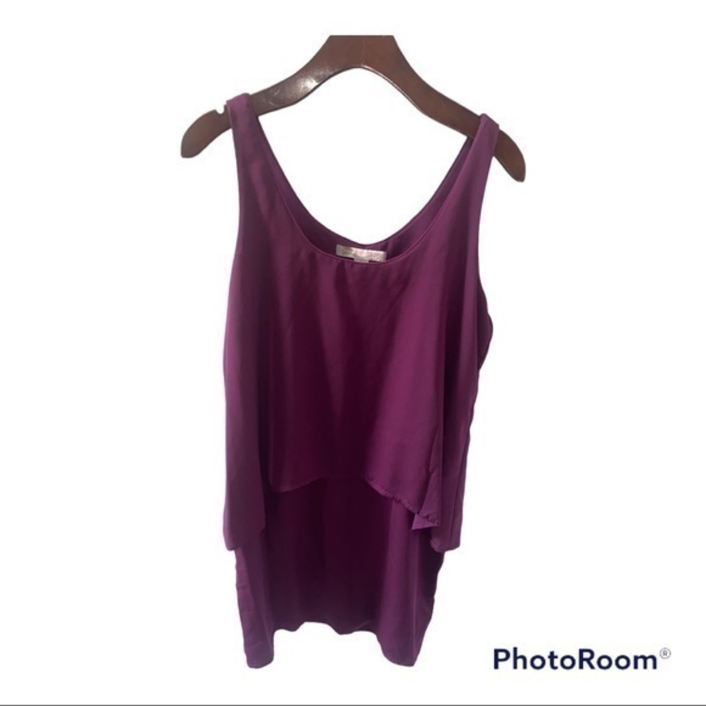 Forever 21 (Love 21) Plum Peplum Top